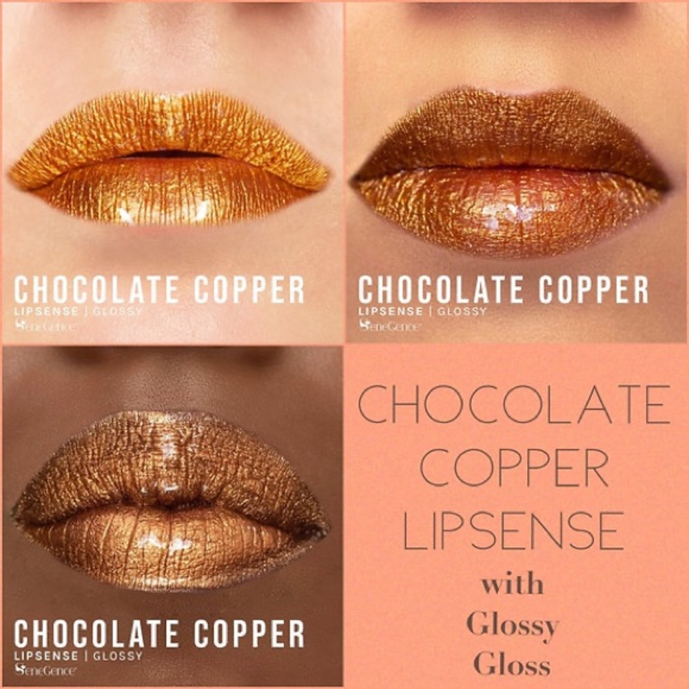 NEW Lipsense by Senegence Chocolat Copper 7.39 ml